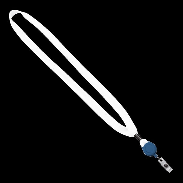 5/8" Dye-Sublimated Lanyard w/ Retractable Badge Reel