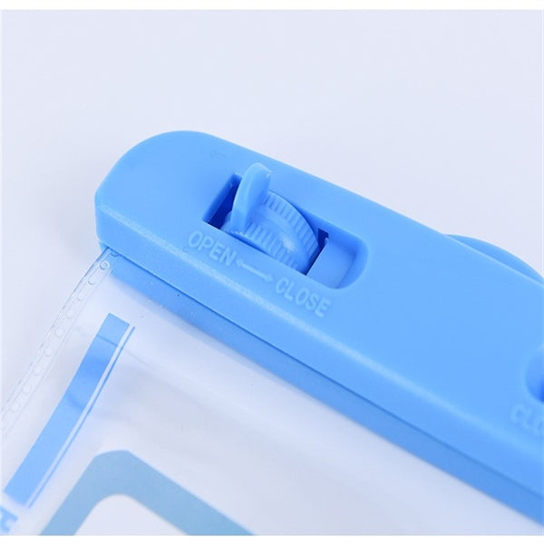 Touch screen transparent mobile phone waterproof case