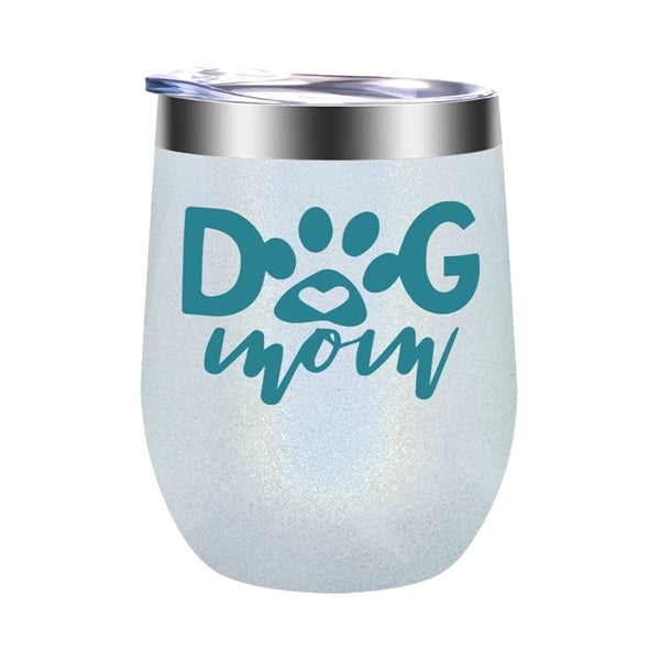 12 oz Stainless Steel Insulated Wine Tumbler with Lid