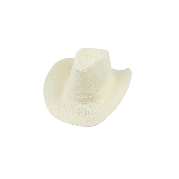 Western Cowboy Curly Straw Hat
