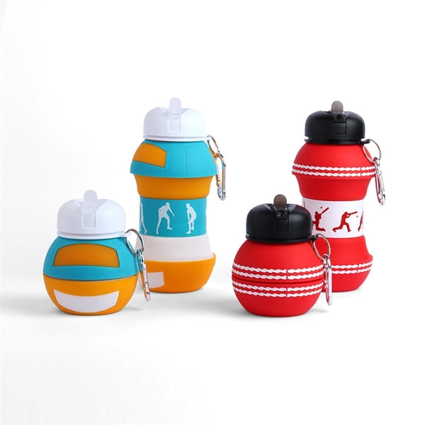 Collapsible Silicone Water Bottle 18oz