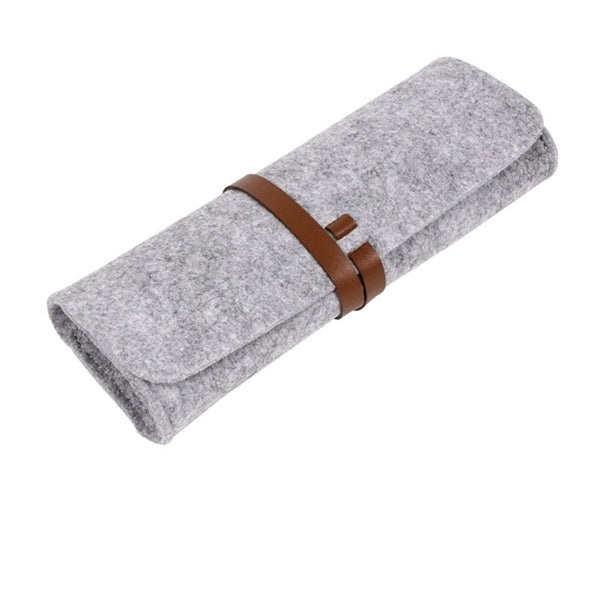 Felt Pencil Case Glasses Pouch Holder