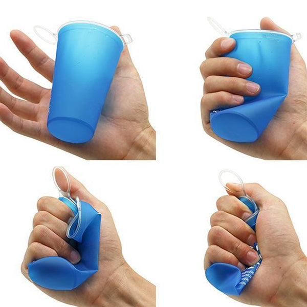 6.76OZ BPA Free Outdooor Folding Sport TPU Water Cup