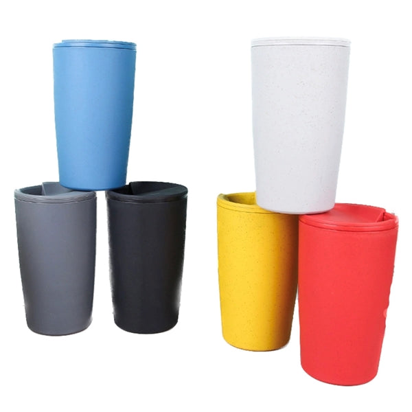 18 OZ Wheat Straw Coffee Cup With Lid