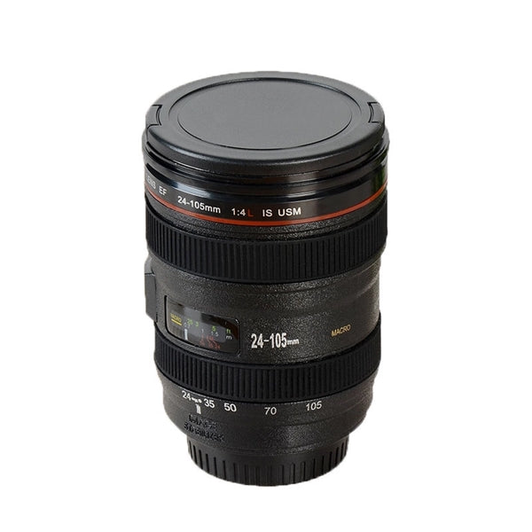 Photographer Camera Lens Coffee Cup