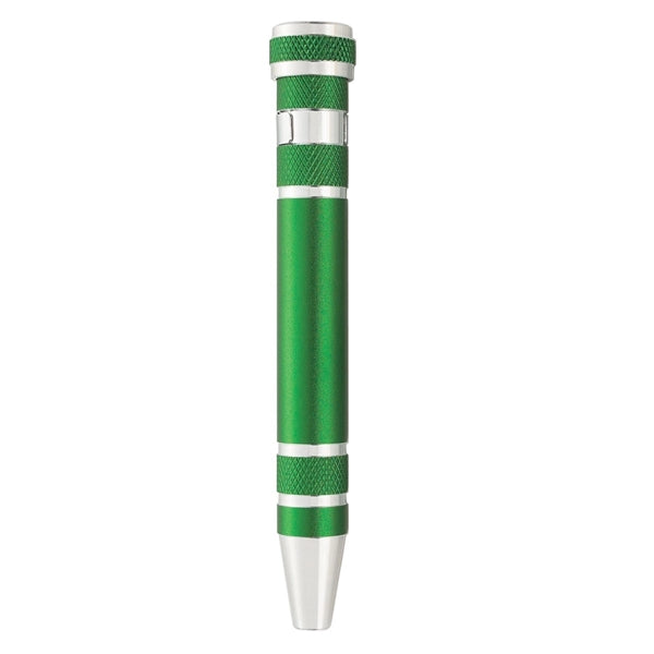 8-In-1 Aluminum Pen Style Multi-Tool Kit With Screwdriver