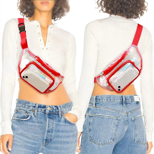 Clear Fanny Pack PVC Bag