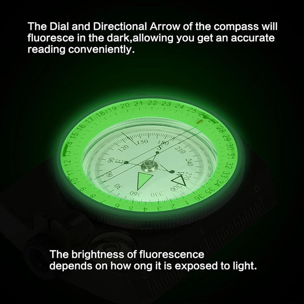 Military Lensatic Sighting Compass