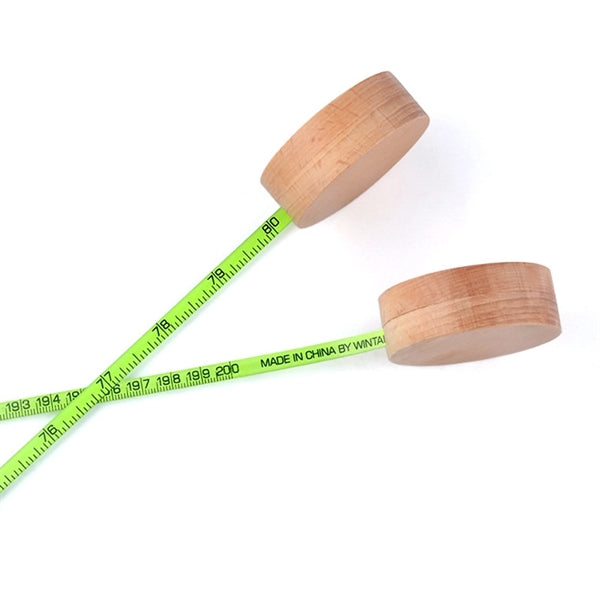 2m/6ft Multi-Function Woodiness Case Tape Measure Key Chain