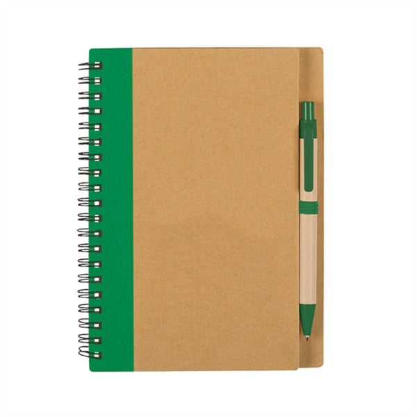 Eco Spiral Notebook w/Pen