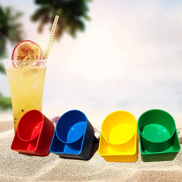 Beach Cup Holder With Pocket