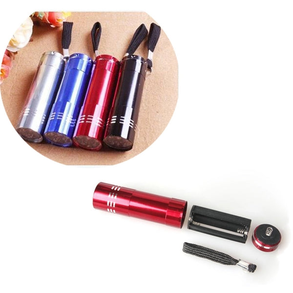 Small Mini Aluminum LED Flashlights with Lanyard