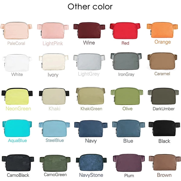 Adjustable Small Unisex Mini Belt Bag Waist Pouch