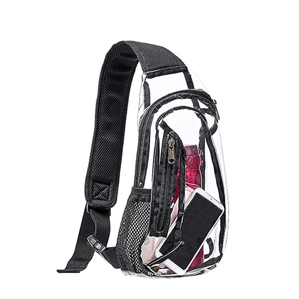 Clear Sling Bag Single shoulder Chest Crossbody pack