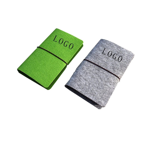 A6 4.5''x7.5'' Felt Notebook