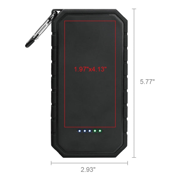 Aten IPX5 Wireless Solar Power Bank 10000