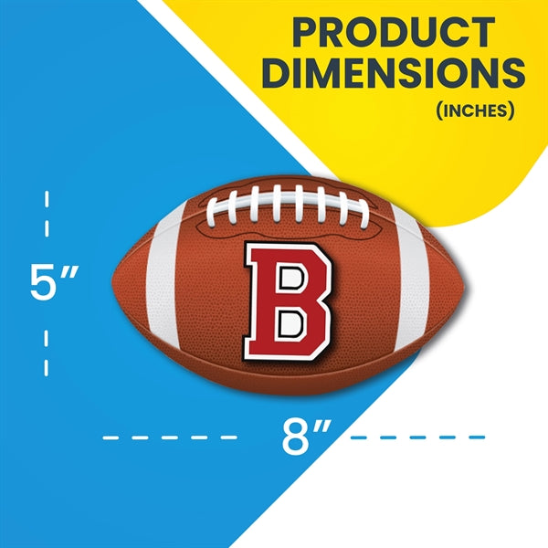 Low Quantity 5" x 8" 30 Mil Football Car and Truck Magnet
