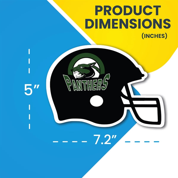 Low Quantity 5" x 7.2" 30 Mil Football Helmet Magnet