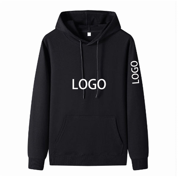 Solid Color Hooded Adult Sweatshirt