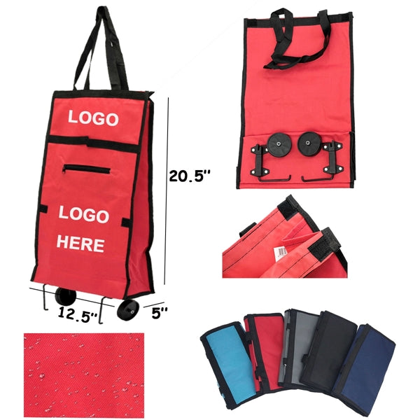 Portable Foldable Shopping Trolley Bag
