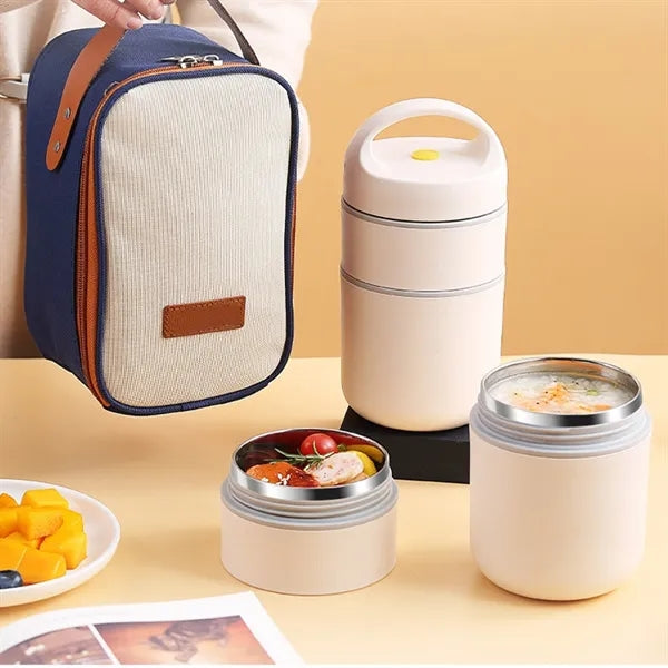 Stainless Steel Bento Leak-proof Stackable Lunch Box