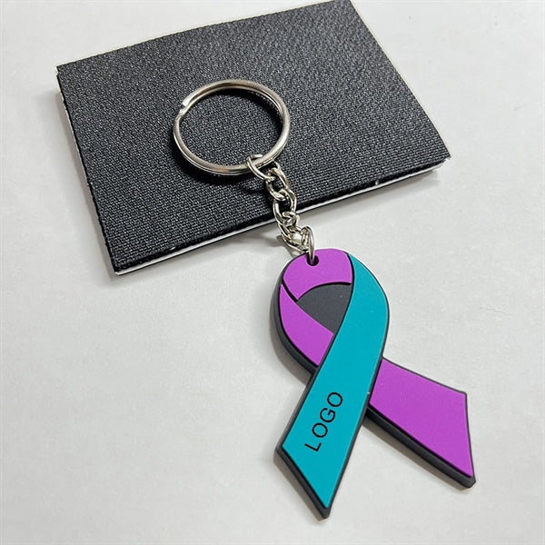3.5''x1.5'' 2D Soft PVC Keychain