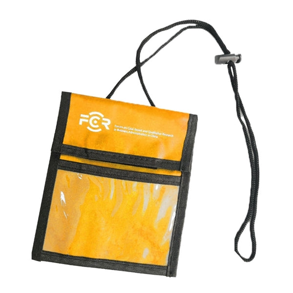 Neck Wallet Badge Holder with Lanyard
