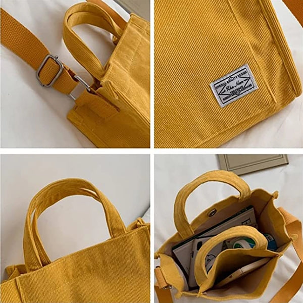 Corduroy Tote Bag