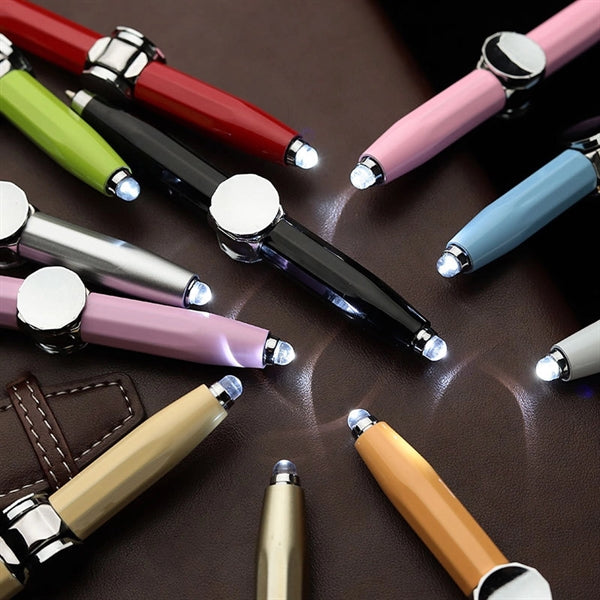 LED Fingertip Gyro Ballpoint Pens