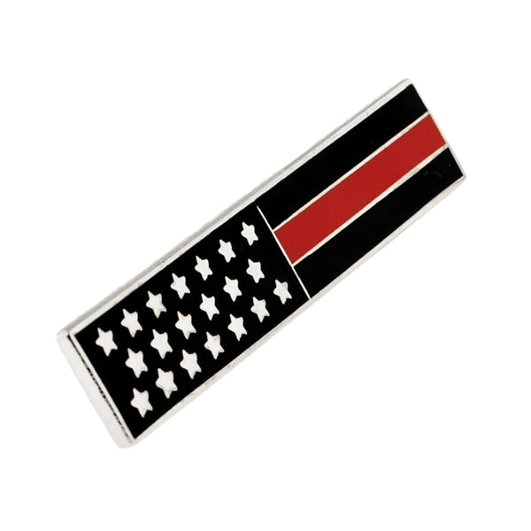 Thin Red Line Citation Bar Pin