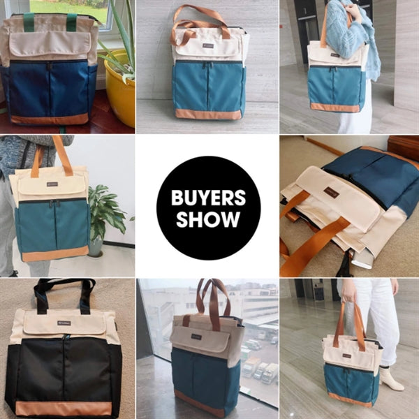 USB Women Convertible Tote Daypack Laptop Backpack