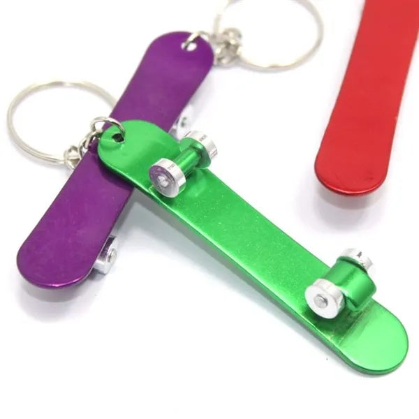 Skateboard Shape Keychain Bottle Opener
