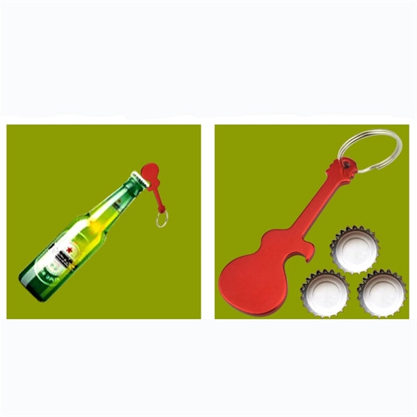 Guitar Keychain Bottle Opener