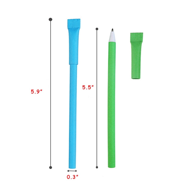 Creative Recycled Kraft Paper Tube Ballpoint Pen