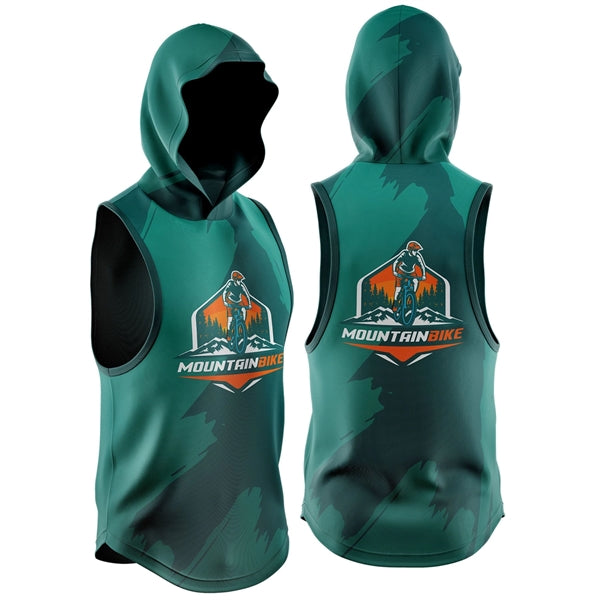 Men's 160 GSM Brushed Milk Silk Sleeveless Pullover Hoodies