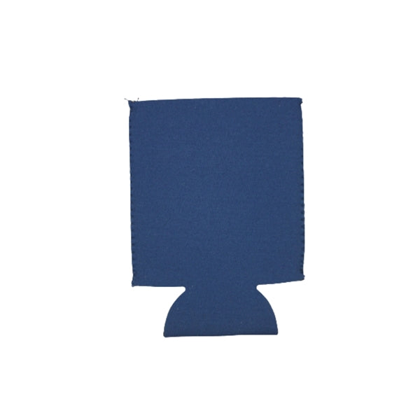 Navy Blue Neoprene Flat Can Cooler