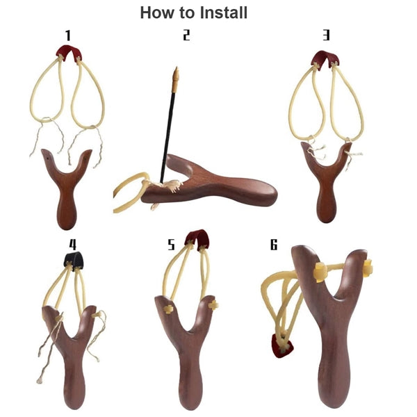 Wooden Slingshot Toys