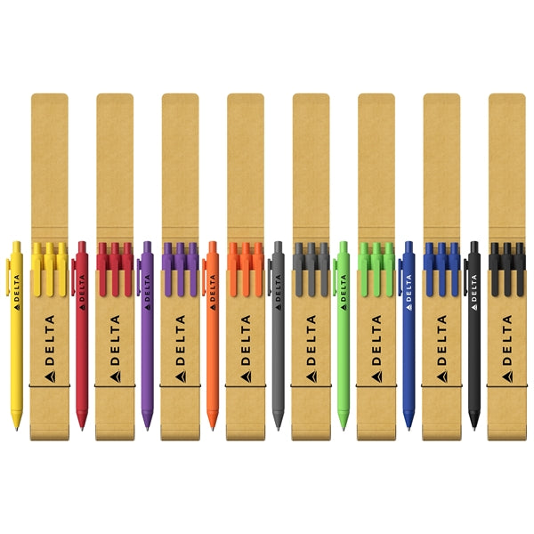 3-Piece Alix Pen Set with Recyled Case