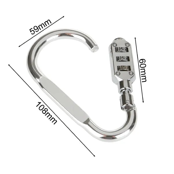 Aluminum Carabiner Password Lock