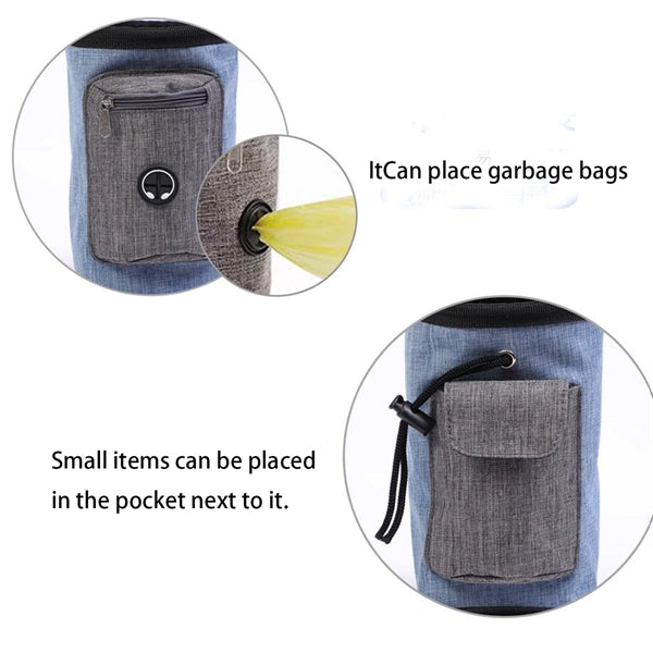 Durable Nylon Dog Treat Pouch with Waistband