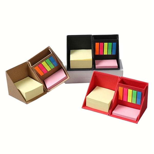 Stick Notes with Pocket Case&Pen Holder