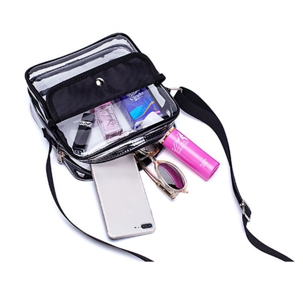 Clear Messenger Shoulder Bag