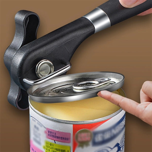 Smooth Edge Cut Manual Safe Can Opener With Knob And Handle