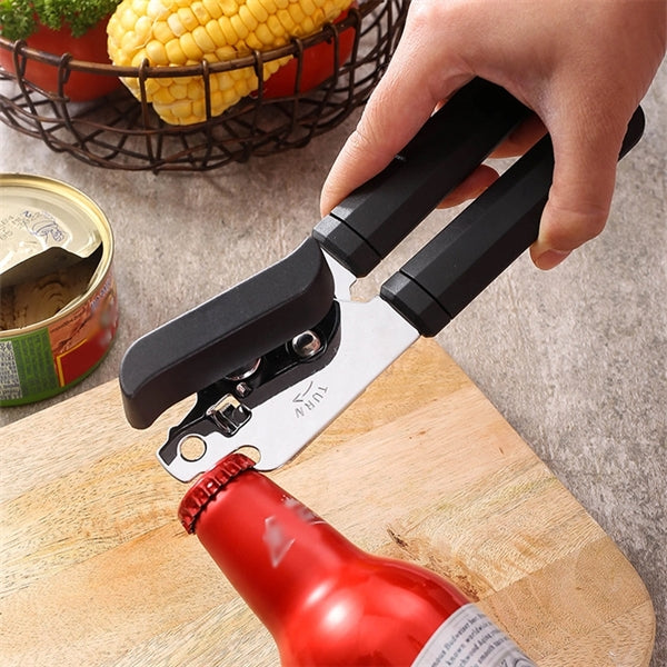 2 In 1 Smooth Edge Cut Manual Safe Can And Bottle Opener