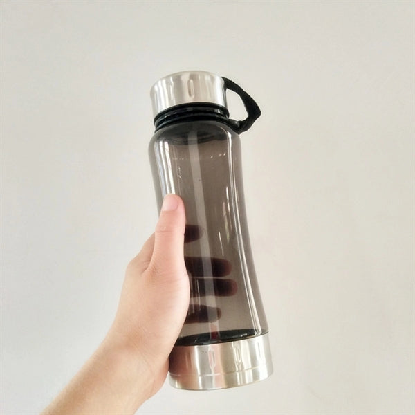500ML 17oz Tritan Water Bottle with Wide Mouth Lid