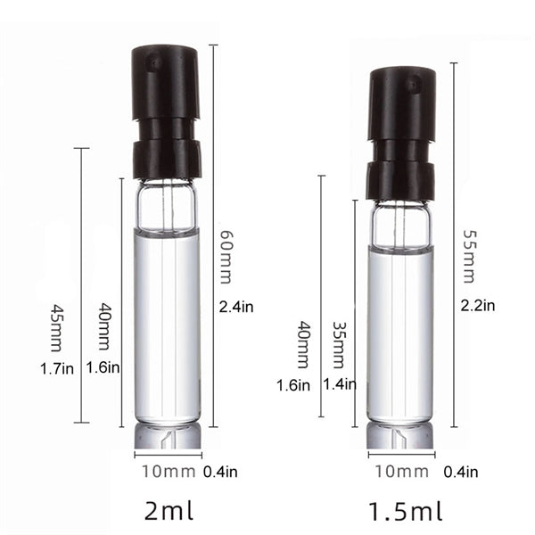 Mini Clear Glass Perfume Bottle