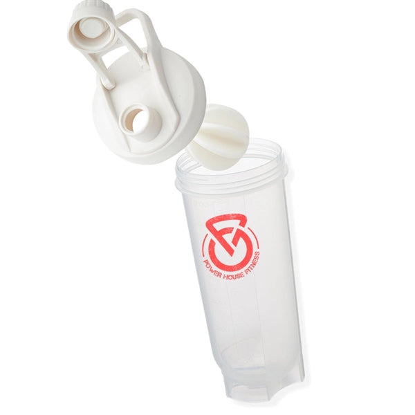 Plastic 24 Oz Shaker Bottles With Mixer