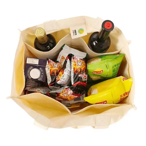 Organic Cotton Grocery Tote Bags