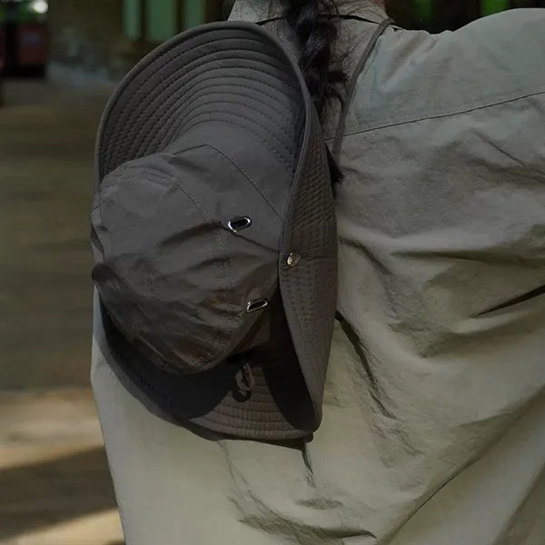Quick Drying Drawstring Fisherman Hat
