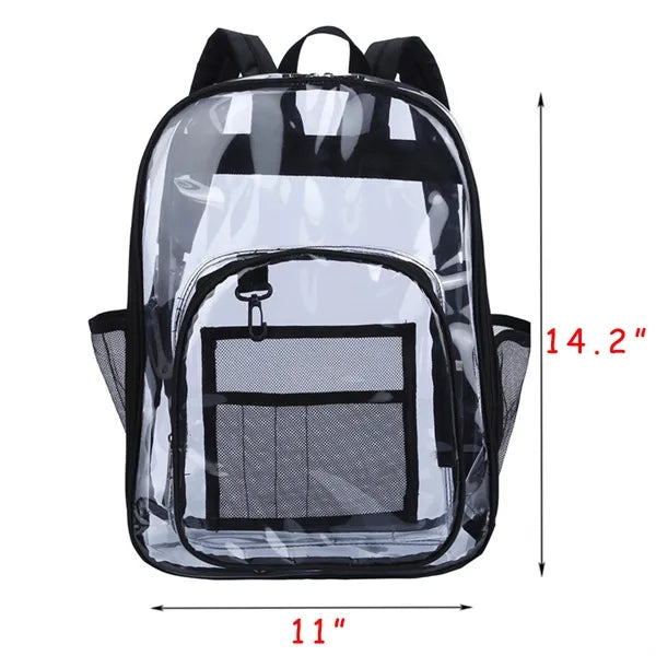 Large Capacity Portable PVC Transparent Fashion Backpack